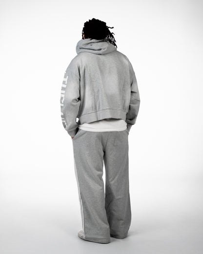 GREY LOUNGE AROUND SWEATS