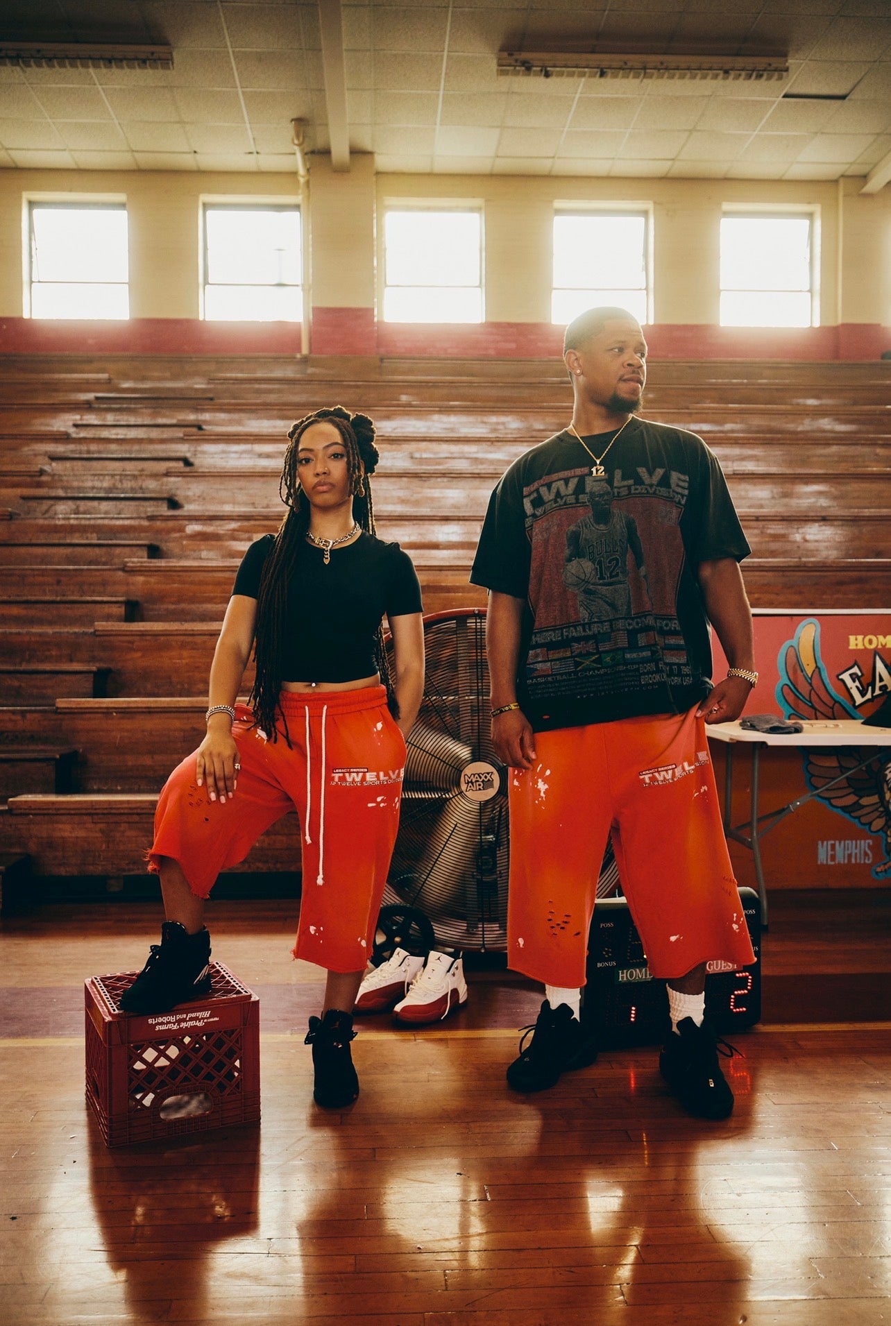 “LEGACY SERIES” RED 3/4 SHORTS