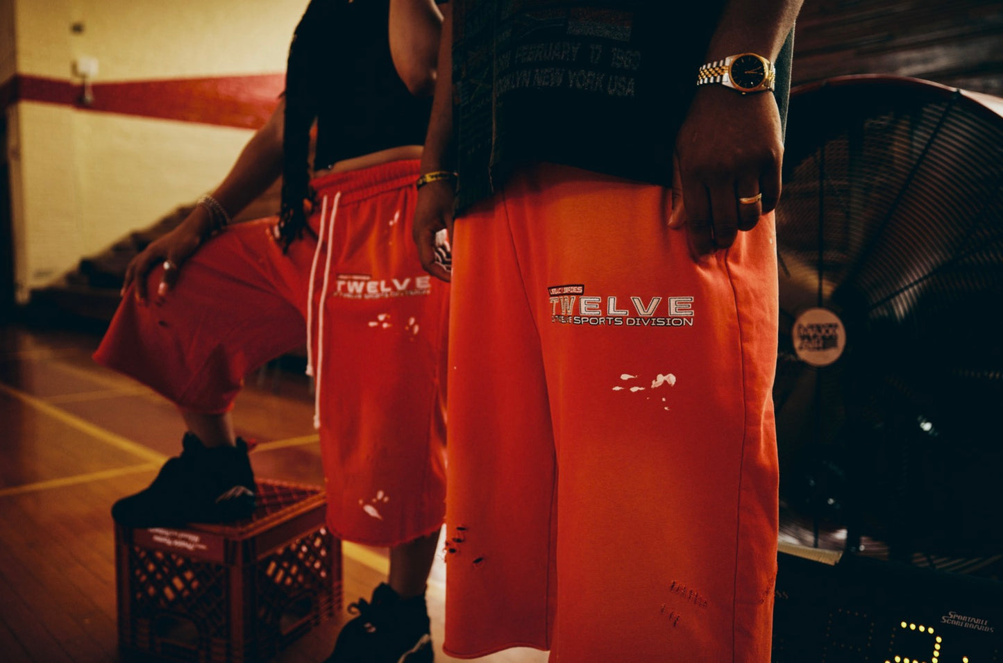 “LEGACY SERIES” RED 3/4 SHORTS